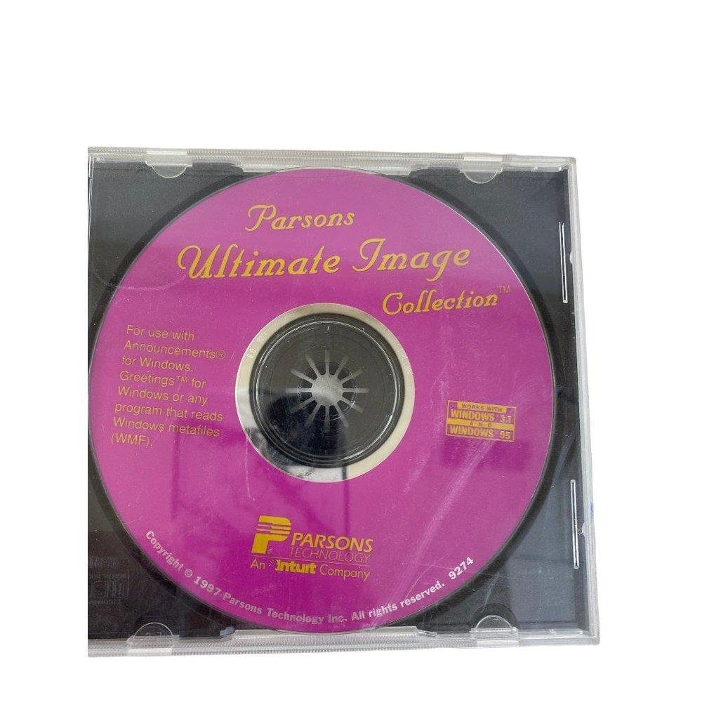 Vintage Parsons Ultimate Image Collection cd rom windows 3.1 95